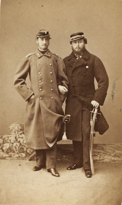 Der Prinz von Wales und Kronprinz Friedrich von Dänemark von Charles Bergamasco